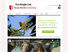 Tablet Screenshot of patwrightlab.net